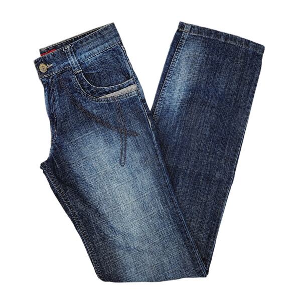 U-Life Jeans India Embellished "Complete Satisfaction" Straight Jeans - Size 28 - Picture 5 of 8